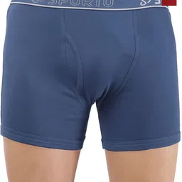 Sporto by Macho Men Pack Of 2 Combed Cotton Short Trunks Sprto_M1030-Dnm(1)-R(1)-S-picture-17