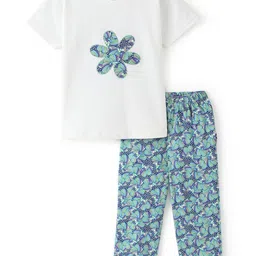 FUNKRAFTS Girls Printed T-shirt with Pyjamas-image-38