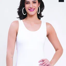Reveira Pack Of 2 Assorted Non-Padded Round Neck Camisoles-image-12