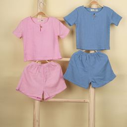 Moms Home Unisex Kids T-shirt with Shorts-image-62