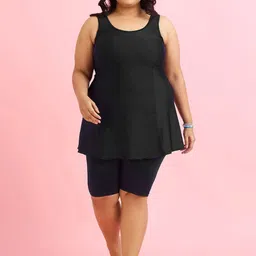 LYCOT Round Neck Swimming Dress-46