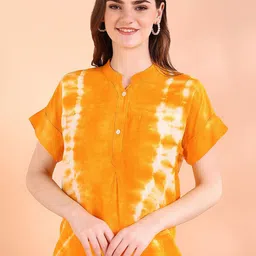 Maaesa Women Tie and Dye Regular Top-image-88