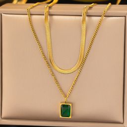 Designs & You Gold-Plated Layered Necklace-36