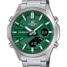 CASIO Men Dial & Stainless Steel Cuff Straps Analogue and Digital Chronograph Watch ED626-16