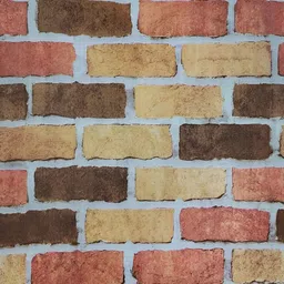 HOMEMATES Brown & Red Self-Adhesive Waterproof Wall Sticker-45