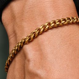 LITCHI Concell Gold Toned Link Bracelet-image-87