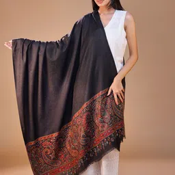 SWI Stylish Women Ethnic Motifs Woven Design Shawl-image-80