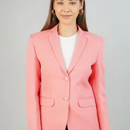 INDOPHILIA Women Single Breasted Blazer-picture-18