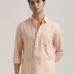 Blu MNKY Men Smart Fit Solid Spread Collar Casual Shirt-picture-17