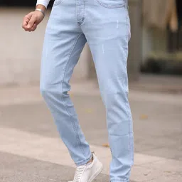 Trendyol Men Mildly Distressed Light Fade Jeans-image-67