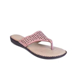 XE Looks Women T-Strap Flats with Laser Cuts-image-35