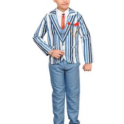 BAESD Boys Striped Single-Breasted Four-Piece Partywear Suit-picture-45