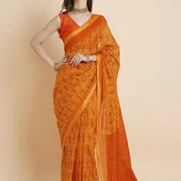 RATAN Paisley Pure Cotton Saree-picture-15