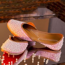 LORYPHILORY Women Embellished Square Toe Mojaris Flats-picture-16