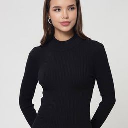 Kalt Women Ribbed Long Sleeves Pullover-image-20