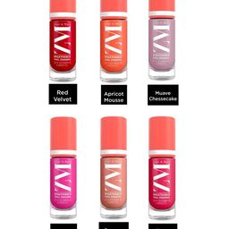 ZM Zayn & Myza Set Of 6 Breathable Nail Enamel With Raspberry & Almond Oil - 6 ml Each-image-27