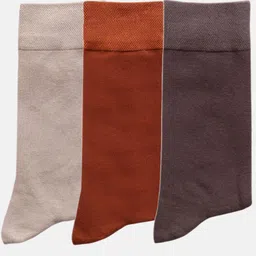 N2S NEXT2SKIN Men Pack Of 3 Cotton Crew-Length Socks-image-24