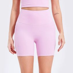 LULU & SKY Women Skinny Fit High-Rise Sports Shorts-image-85