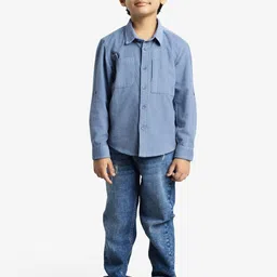 Ed-a-Mamma Boys Premium Opaque Casual Shirt-image-39