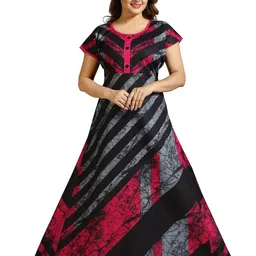 NIGHTY KING Printed Maxi Nightdress-picture-43