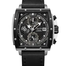 Alexandre Christie Men Dial & Leather Straps Analogue Watch 6376MCLTBBA-image-53