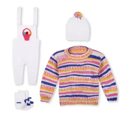 Tintin Multicoloured Self Design Pure Wool Clothing Set-picture-31