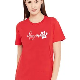 Moda Rapido Women Typography Printed Round Neck Cotton T-shirt-picture-43