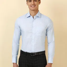 Allen Solly Sport Men Slim Fit Floral Printed Spread Collar Pure Cotton Formal Shirt-picture-47