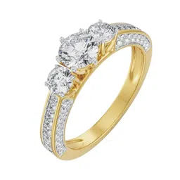 Emori Three Stone Jessie Diamond Ring-image-43
