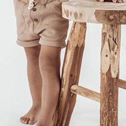 LULU & SKY Girls Low-Rise Denim Shorts-image-94
