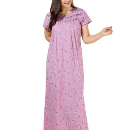 Soulemo Printed Maxi Nightdress-picture-6