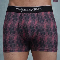 The Roadster Lifestyle Co Pack Of 2 Printed Stretchable Trunks Pack Of 2-PV-Print-RO6-S-picture-56