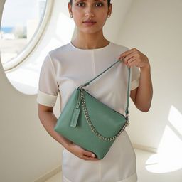 DressBerry PU Structured Sling Bag with Tasselled-4