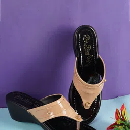 BIG BIRD Colourblocked Wedge Sandals-picture-55