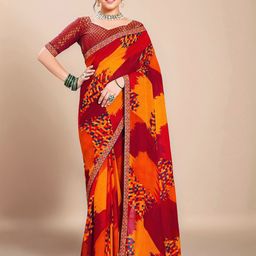 Moda Rapido Poly Georgette Saree-image-76