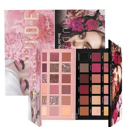 Huda Girl Set Of 2 36 Color Matte Eyeshadow Palette - 36g Each - Nude & Rose Gold-38