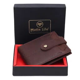 MATIN LIFE Men Leather Two Fold Wallet-picture-16