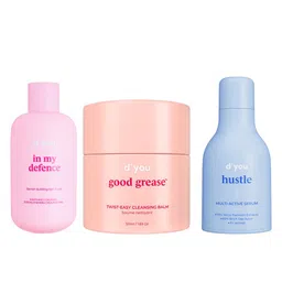 d'you Set of Hustle Serum + In My Defence Moisturiser + Good Grease Cleansing Balm-15