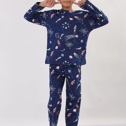 Anthrilo Boys Printed Night suit-17