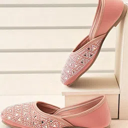 Freeplay Girls Embellished Synthetic Leather Flats-picture-13