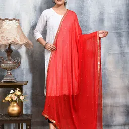 swatika Beads and Stones Chiffon Dupatta-picture-33