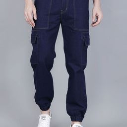 ComfyStyle Men Jean Jogger Mid-Rise Stretchable Jeans-image-47