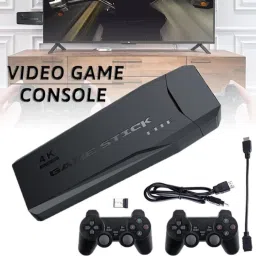 Advik 15 Emulators 20000 Games Wireless M8 Retro Game Stick 64 GB with Output Plug and Play Video Games for TV, Dual 2.4g Wireless Controller Gamepad image 2