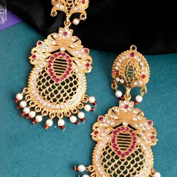 NIKYANKA Geometric Jhumkas Earrings-image-62