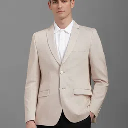 Louis Philippe Sport Printed Pure Cotton Single-Breasted Blazer-picture-44