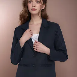 Rocksy Comfort Fit Single Breasted Blazer-picture-41
