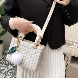 CORSICA Textured Sling Bag With Tasselled-picture-18