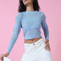 SHOWOFF Crochet Crop Top-image-22