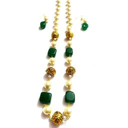 GEO JEWELS Women Green Jewellery Set-image-85