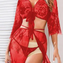 VAGHBHATT Net Baby Doll image 5